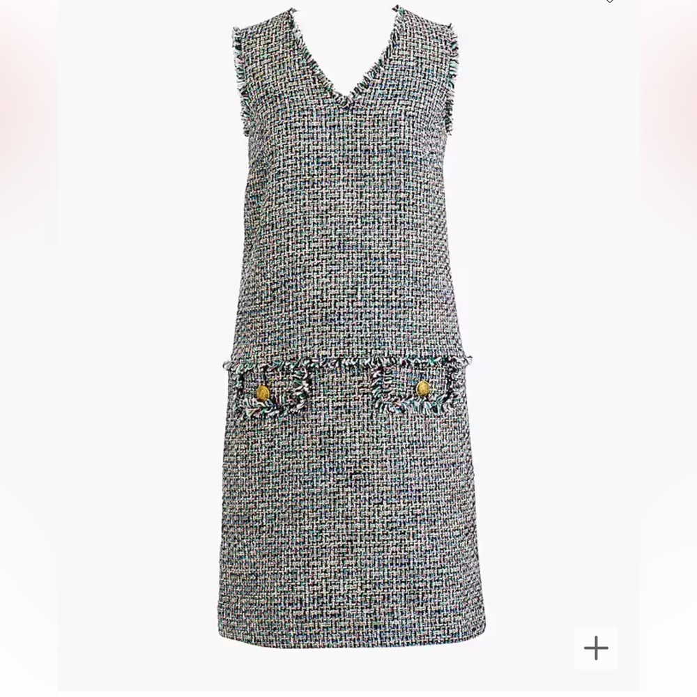 Beautiful tweed Jcrew dress.